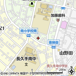 愛知県長久手市喜婦嶽919周辺の地図