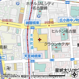 三代目ふらり寿司 名古屋テラッセ周辺の地図