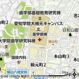 愛知学院大学短期大学部周辺の地図