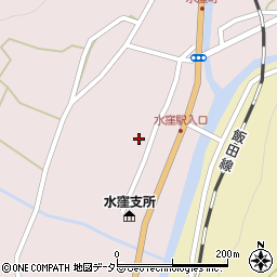 静岡県浜松市天竜区水窪町奥領家3312周辺の地図