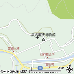 島根県雲南市吉田町吉田2445周辺の地図