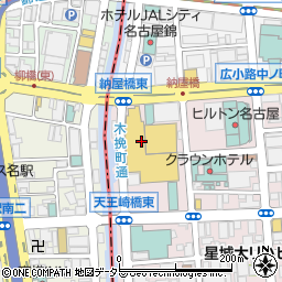 寿司と海老とサーモンと　大衆酒場 てっぺん　名古屋テラッセ周辺の地図