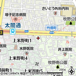 愛知県名古屋市中村区太閤4丁目12周辺の地図