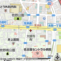 株式会社ミニテック　名古屋店周辺の地図