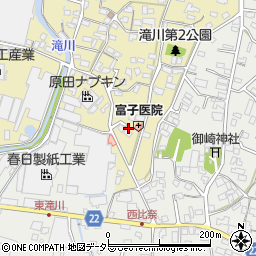 富子医院周辺の地図