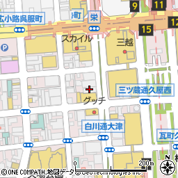 株式会社アデランス　中京カウンセリング室周辺の地図