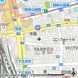 大衆ホルモン やきにく 煙力 けむりき 名駅広小路店周辺の地図