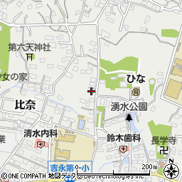 静岡県富士市比奈1411周辺の地図