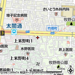 愛知県名古屋市中村区太閤4丁目12-13周辺の地図