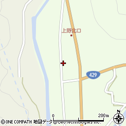 兵庫県宍粟市波賀町上野886-3周辺の地図
