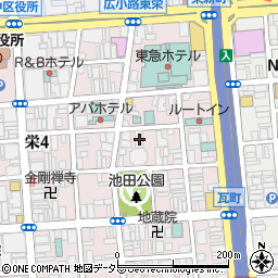 愛知県名古屋市中区栄4丁目8-3周辺の地図
