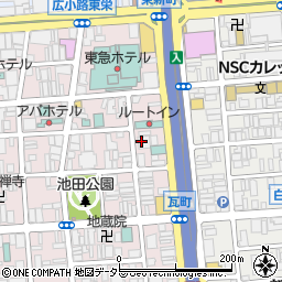 ホシザキ東海株式会社　栄・錦・金山・東営業所周辺の地図