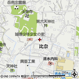静岡県富士市比奈1359周辺の地図