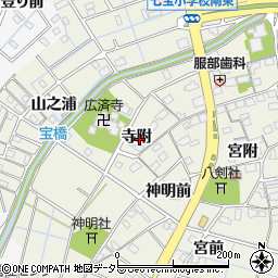 愛知県あま市七宝町桂寺附周辺の地図
