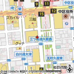 矢場とん 栄LACHIC店周辺の地図
