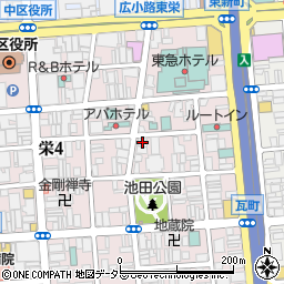 愛知県名古屋市中区栄4丁目8-1周辺の地図