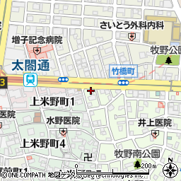 愛知県名古屋市中村区太閤4丁目12-15周辺の地図