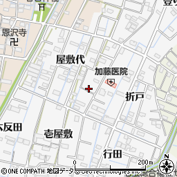 愛知県あま市七宝町川部屋敷代116-2周辺の地図