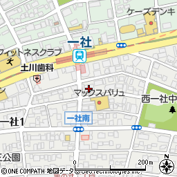 三十三銀行名東支店 ＡＴＭ周辺の地図