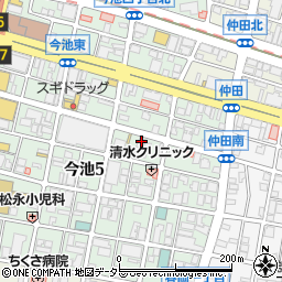 奈奈周辺の地図