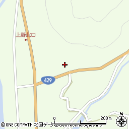 兵庫県宍粟市波賀町上野979周辺の地図