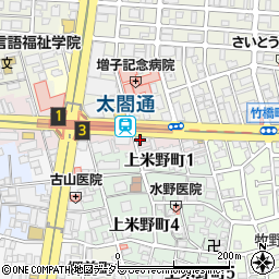 愛知県名古屋市中村区太閤通3丁目36周辺の地図