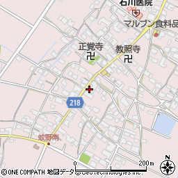滋賀県愛知郡愛荘町蚊野1378周辺の地図