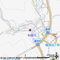 滋賀県大津市伊香立途中町382周辺の地図