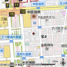 栄将棋教室周辺の地図