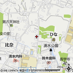 静岡県富士市比奈1400周辺の地図