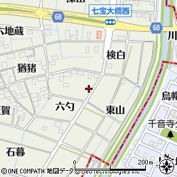 愛知県あま市七宝町桂六勺72周辺の地図