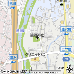 静岡県裾野市二ツ屋46周辺の地図
