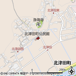 北津田町公民館周辺の地図