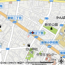 四川料理 華香苑 かこうえん 新栄店周辺の地図