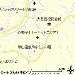 丹波篠山キャンプ場やまもりサーキットＡＲＥＡ１周辺の地図