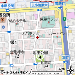 愛知県名古屋市中区栄4丁目9-26周辺の地図