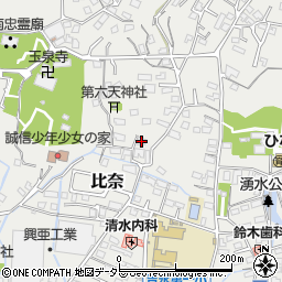 静岡県富士市比奈1366周辺の地図