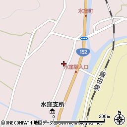 静岡県浜松市天竜区水窪町奥領家3316周辺の地図