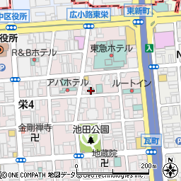 愛知県名古屋市中区栄4丁目9-22周辺の地図