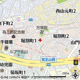 愛知県名古屋市千種区堀割町周辺の地図