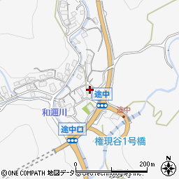 滋賀県大津市伊香立途中町413周辺の地図