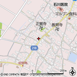 滋賀県愛知郡愛荘町蚊野1575周辺の地図