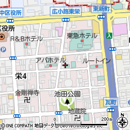 愛知県名古屋市中区栄4丁目9-23周辺の地図