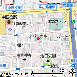 愛知県名古屋市中区栄4丁目10-16周辺の地図