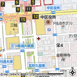 デリカキッチン 久屋大通店周辺の地図