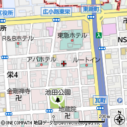 愛知県名古屋市中区栄4丁目9-20周辺の地図