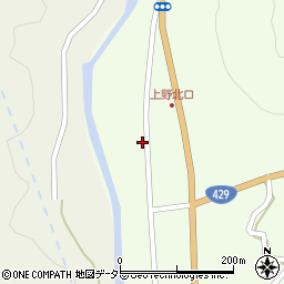 兵庫県宍粟市波賀町上野890-1周辺の地図