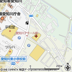 ドラッグストアコスモス愛知川店周辺の地図