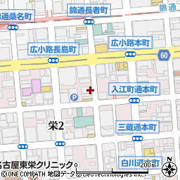 ＮＰＤアーク栄広小路ビル駐車場周辺の地図