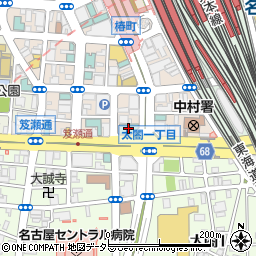 ダイワロイネットホテル名古屋太閤通口周辺の地図